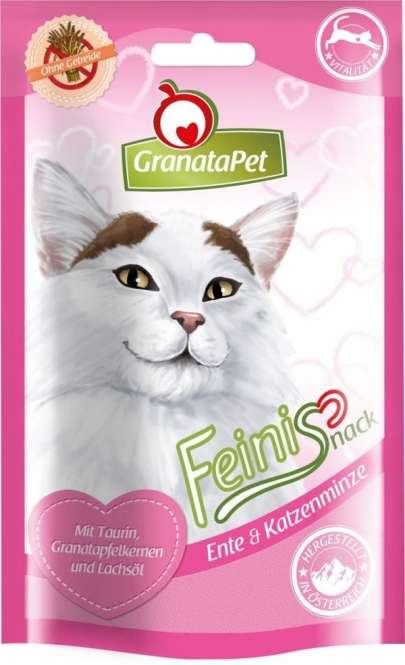 GranataPet Feinis Katzensnack Ente & Katzenminze 50g GranataPet Feinis Katzensnack Ente & Katzenminze 50g